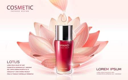 وکتور لوازم آرایش وکتور کرم مرطوب کننده