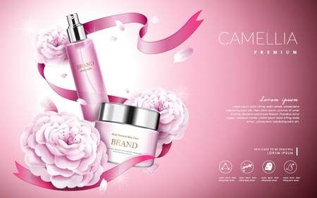 وکتور لوازم آرایش وکتور کرم مرطوب کننده