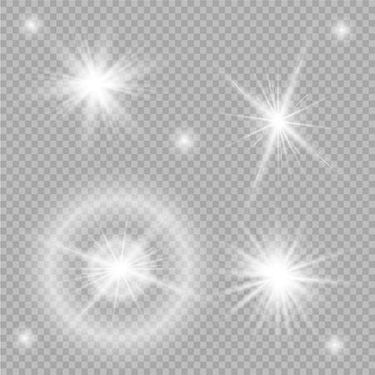 وکتور جلوه نور وکتور تابش نور وکتور ستاره