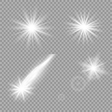 وکتور جلوه نور وکتور تابش نور وکتور ستاره