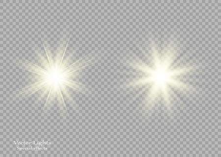 وکتور جلوه نور وکتور تابش نور وکتور ستاره