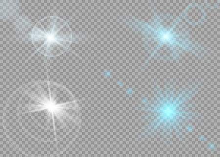 وکتور جلوه نور وکتور تابش نور وکتور ستاره