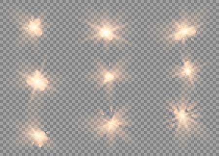 وکتور جلوه نور وکتور تابش نور وکتور ستاره