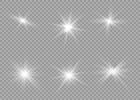 وکتور جلوه نور وکتور تابش نور وکتور ستاره