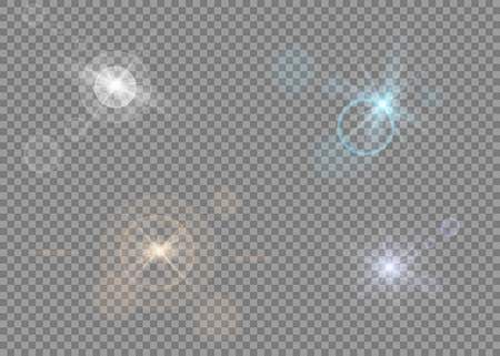 وکتور جلوه نور وکتور تابش نور وکتور ستاره