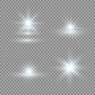 وکتور جلوه نور وکتور تابش نور وکتور ستاره