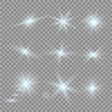 وکتور جلوه نور وکتور تابش نور وکتور ستاره