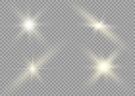 وکتور جلوه نور وکتور تابش نور وکتور ستاره