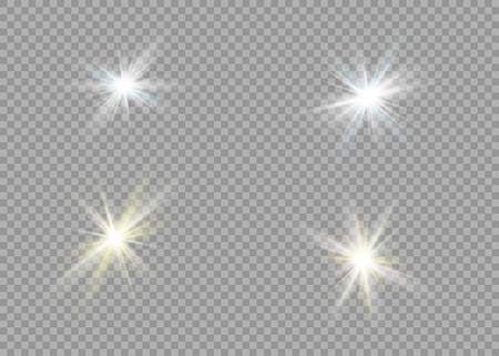 وکتور جلوه نور وکتور تابش نور وکتور ستاره