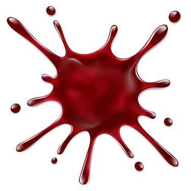 وکتور پخش شدن قطره خون وکتور چکه خون