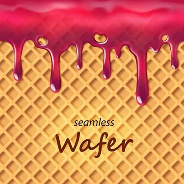 وکتور قنادی وکتور ویفر وکتور کرم شکلات