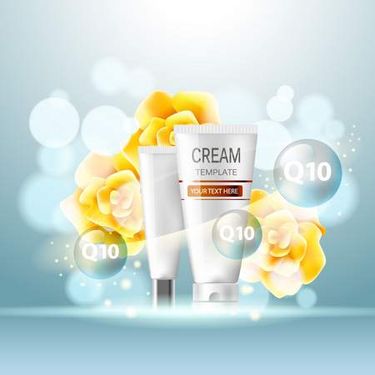 وکتور لوازم آرایشی وکتور کرم سفید کننده