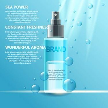 وکتور لوازم آرایشی وکتور اسپری بدن