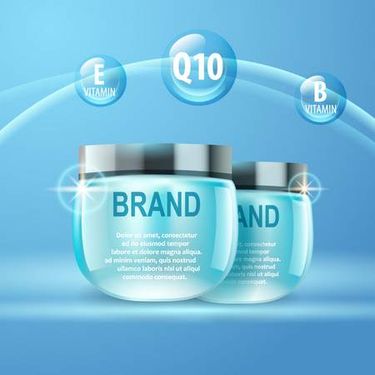 وکتور لوازم آرایش وکتور قوطی کرم