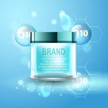 وکتور لوازم آرایش وکتور قوطی کرم