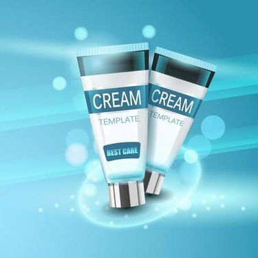 وکتور لوازم آرایش وکتور کرم تیوپی