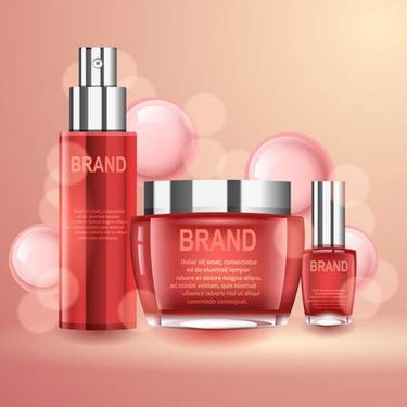 وکتور لوازم آرایش وکتور قوطی کرم