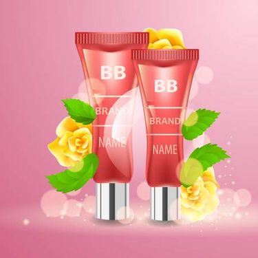 وکتور لوازم آرایش وکتور کرم تیوپی