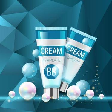 وکتور لوازم آرایش وکتور کرم تیوپی