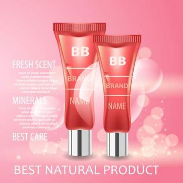 وکتور لوازم آرایش وکتور کرم تیوپی