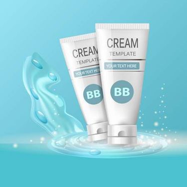 وکتور لوازم آرایش وکتور کرم تیوپی