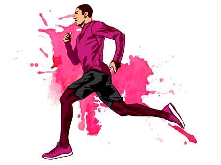 وکتور ورزشکار وکتور دونده وکتور اسپرت