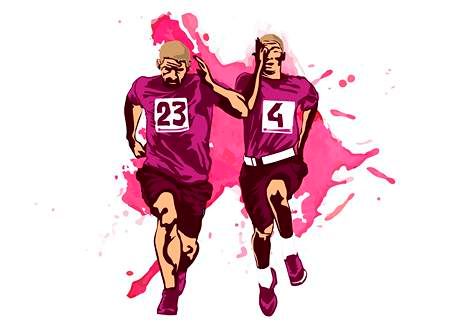 وکتور ورزشکار وکتور دونده وکتور اسپرت