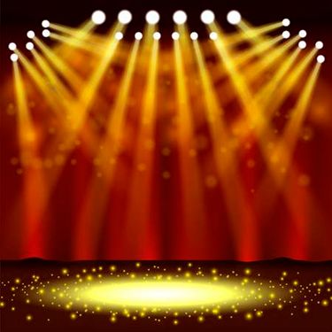 وکتور پرژکتور وکتور نور پردازی صحنه