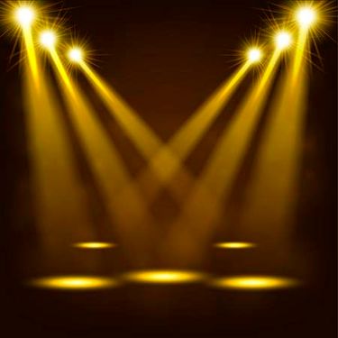 وکتور پرژکتور وکتور نور پردازی صحنه