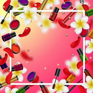 وکتور لوازم آرایش وکتور رژلب