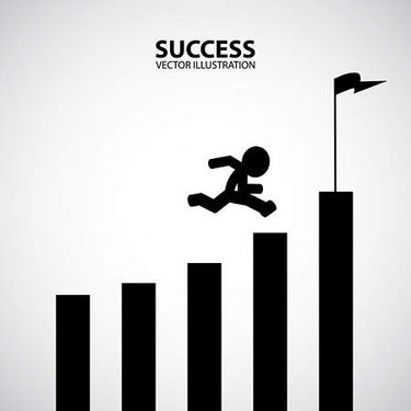 وکتور پیشرفت وکتور موفقیت وکتور صعود