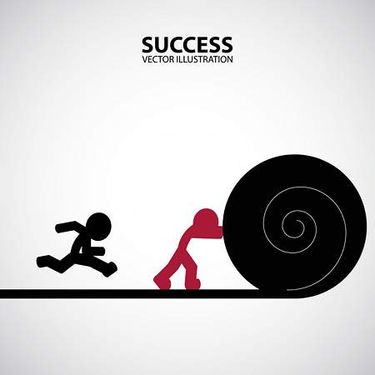 وکتور پیشرفت وکتور آدمک وکتور راه موفقیت