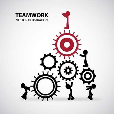 وکتور کار گروهی وکتور کار تیمی