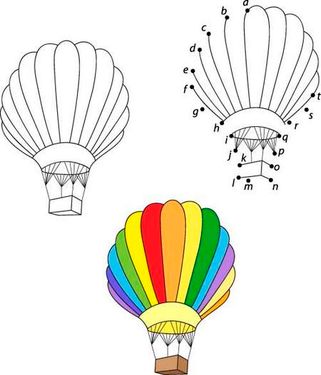 وکتور نقاشی بالون    وکتور بالون   کارتونی