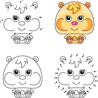 وکتور نقاشی  عروسک   وکتور  عروسک کارتونی