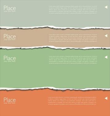 وکتور بک گراند گرافیکی وکتور کاغذ رنگی پاره