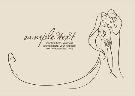 وکتور عروس و داماد وکتور ازدواج