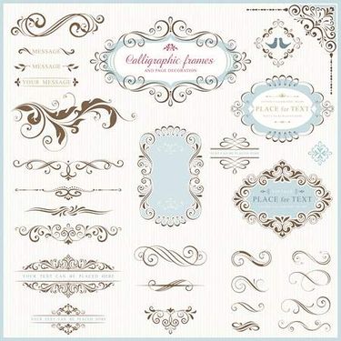 وکتور  کادر گل وکتور قاب گل