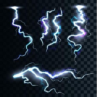 وکتور رعد و برق وکتور آذرخش