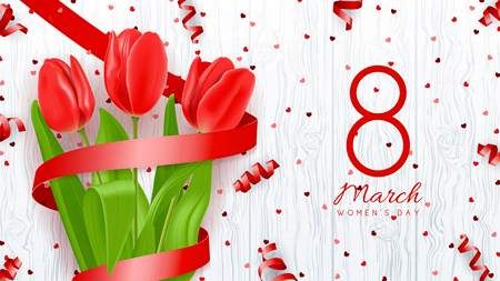 وکتور گل قرمز وکتور طرح روز مادر