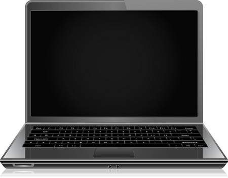 وکتور لپ تاپ وکتور رایانه قابل حمل