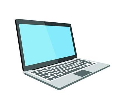 وکتور لپ تاپ وکتور رایانه قابل حمل