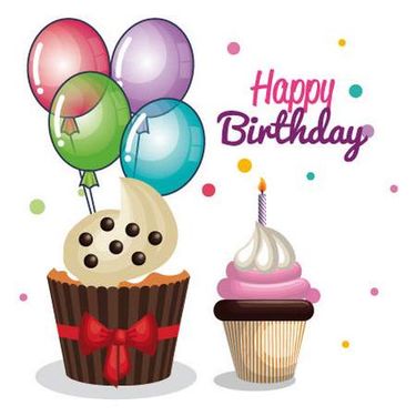 وکتور جشن تولد وکتور کیک وکتور کادو