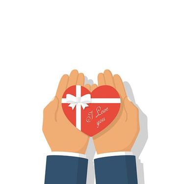 وکتور کادو وکتور هدیه وکتور کادو قلبی