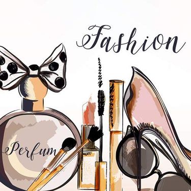 وکتور لوازم آرایش وکتور پد آرایش