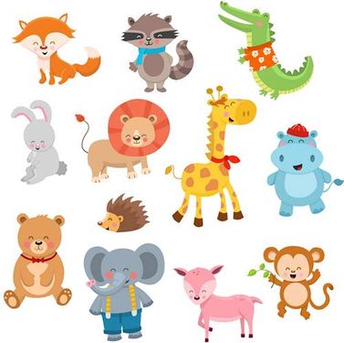 وکتور حیوانات جنگل وکتور روباه وکتور شغال