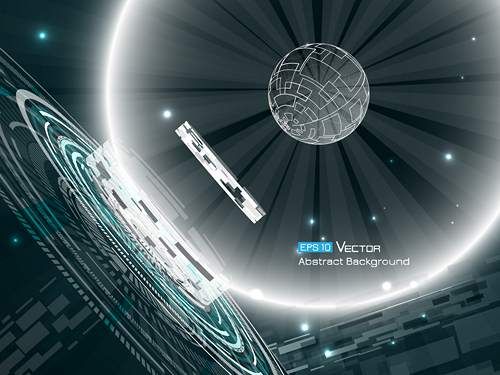 وکتور جلوه نور وکتور بک گراند انتزاعی