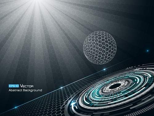 وکتور جلوه نور وکتور بک گراند انتزاعی