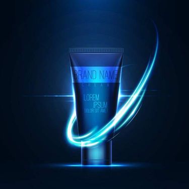 وکتور لوازم آرایشی وکتور کرم تیوپی