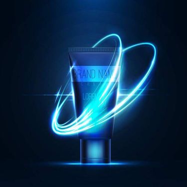 وکتور لوازم آرایشی وکتور کرم تیوپی